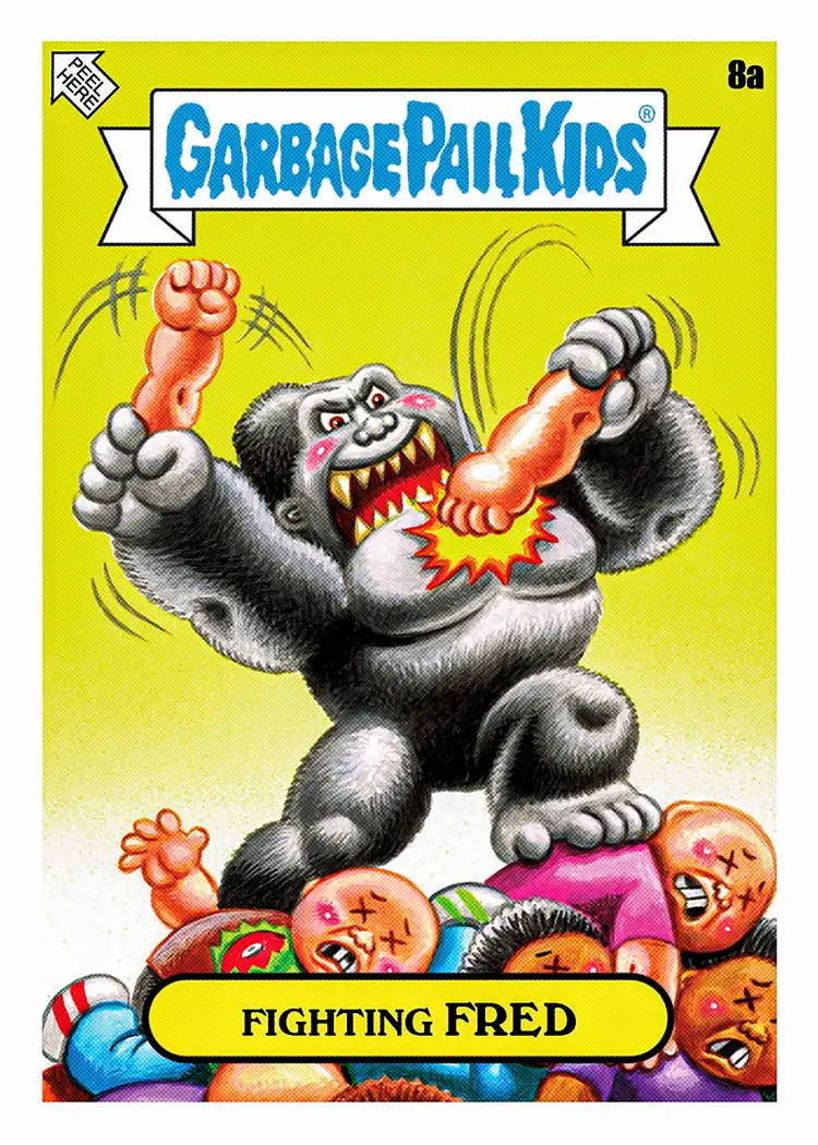 2025 Topps Garbage Pail Kids: Media Menace Fighting FRED