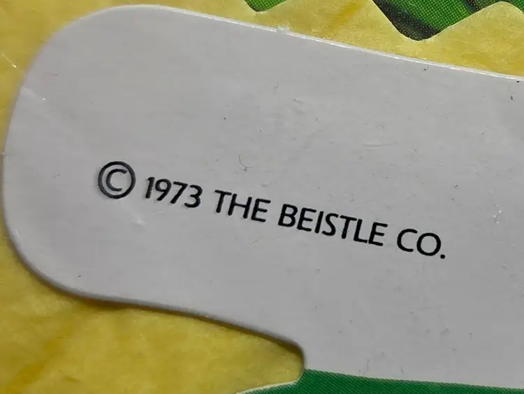 Vintage Beistle Co 1973 MCM Easter Bunny  Egg Basket Paper Honeycomb Never Used