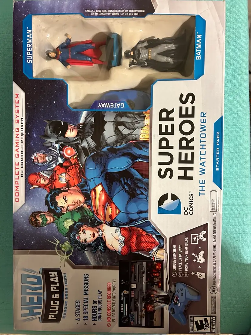 DC Comics Hero Portal Super Heroes The WatchTower Plug & Play Batman Game