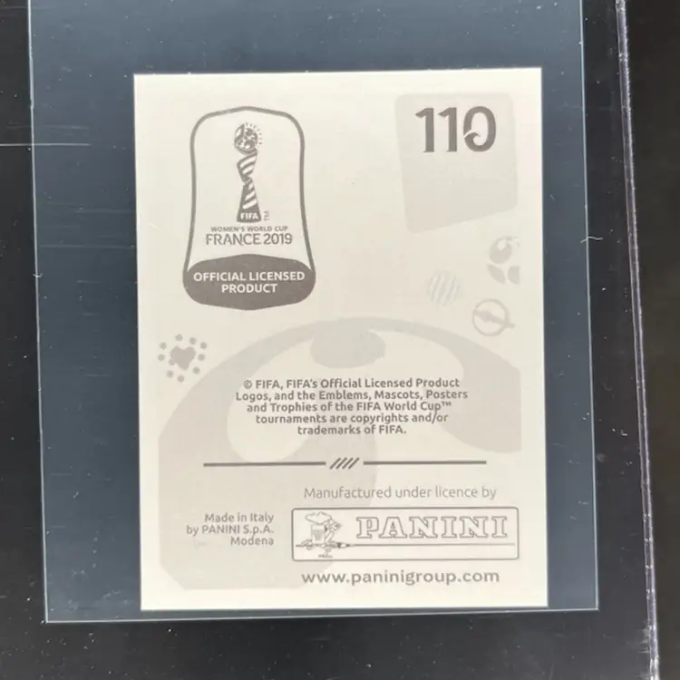 Sara Dabritz 2019 Panini Women’s World Cup Sticker Germany Card