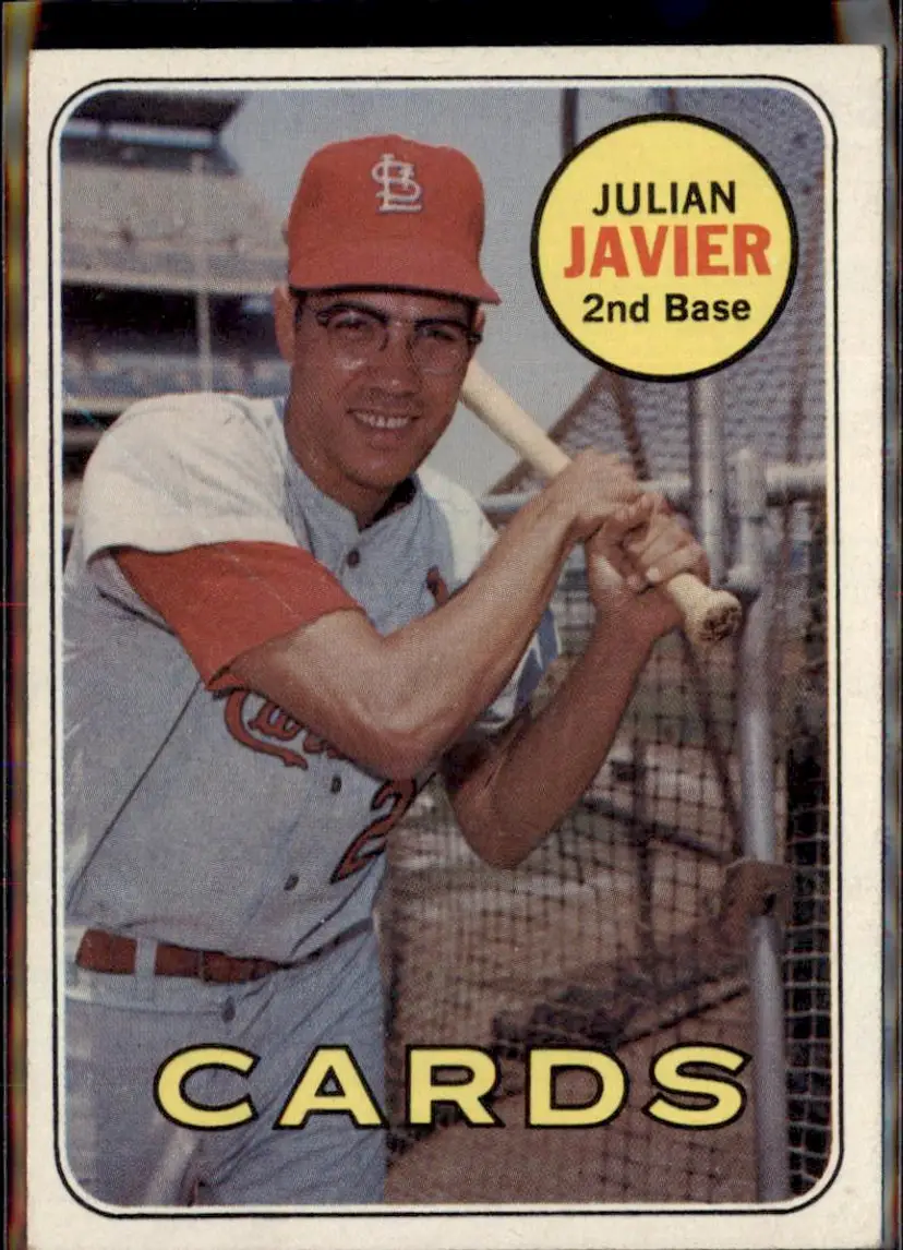 1969 Topps #497 Julian Javier - (pk3) - St. Louis Cardinals