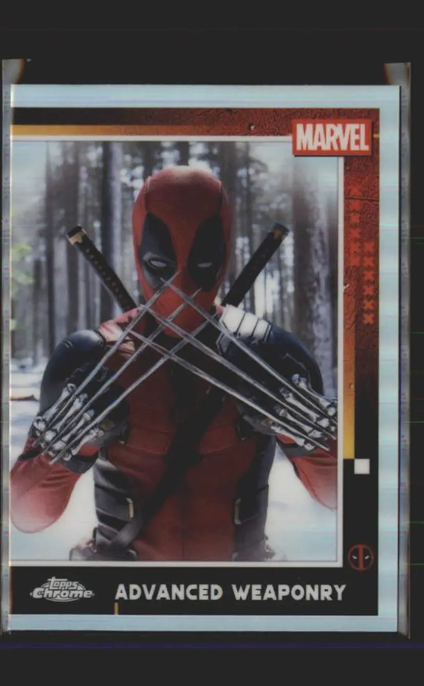 Advanced Weaponry 2025 Topps Chrome Marvel Deadpool #54 Refractor - (140) -