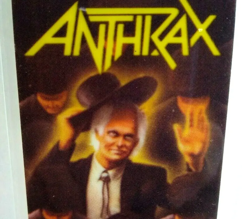 Antrax 1987 Among The Living Tour Vintage Backstage Pass Original Heavy Metal