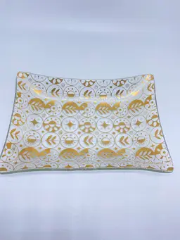 Vintage George Briard Forbidden Fruit serving tray