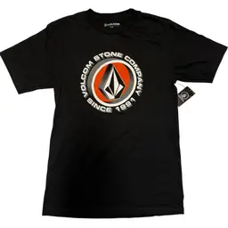 Volcom Faucet 3D Photochromic Ink Graphic NWT Black Men’s Small T-Shirt