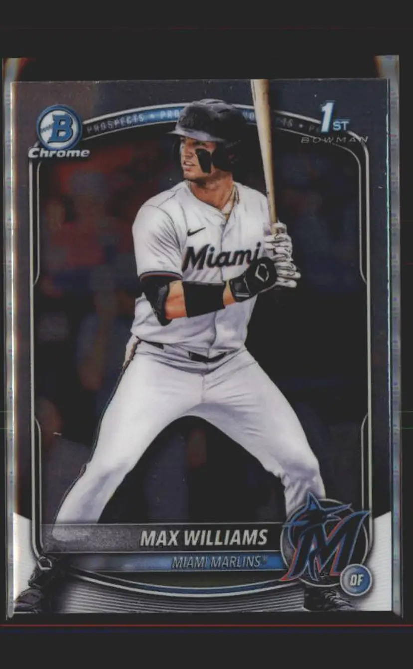 2025 Bowman Draft #BDC-68 Max Williams Chrome - (137) - Miami Marlins