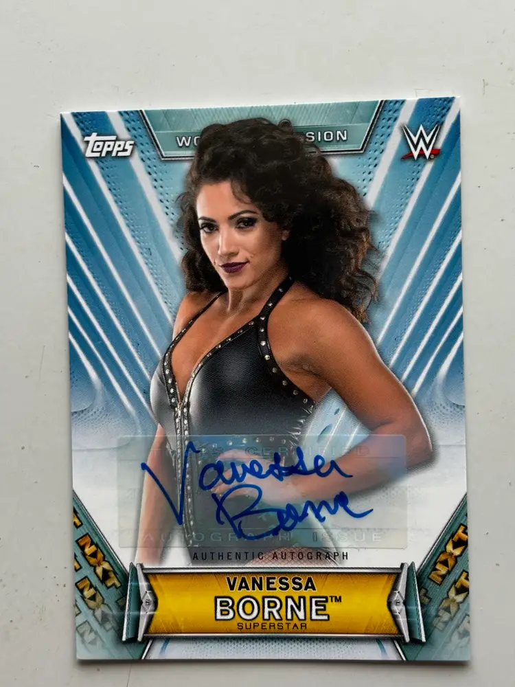2019 topps wwe womens division Vanessa Bourne Authentic Autograph Card /99