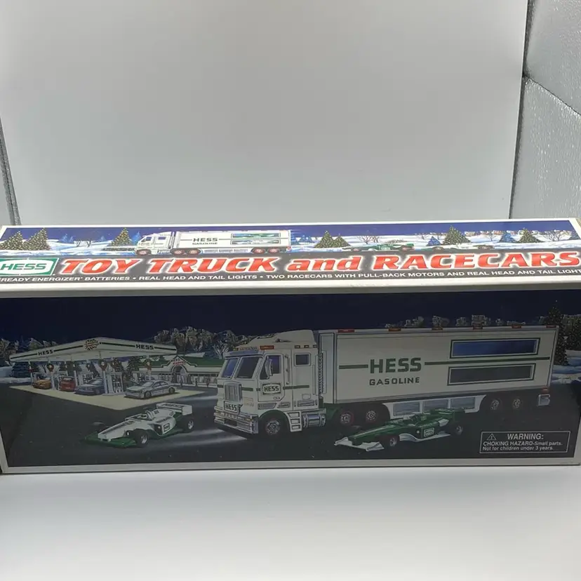 Hess Toy Truck And Race cars 2003