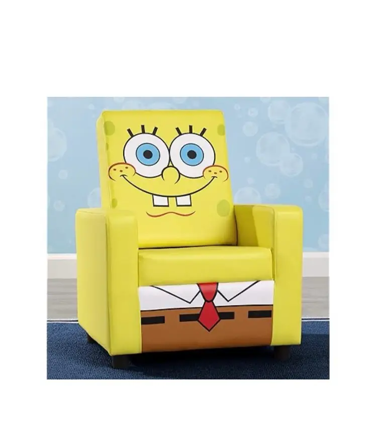 SpongeBob SquarePants High Back Upholstered Chair New