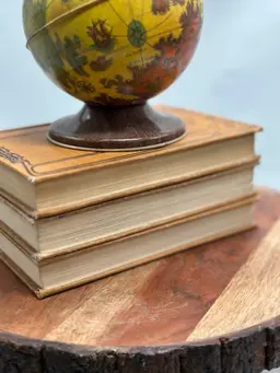 Vintage Stack Books For Decor Risers