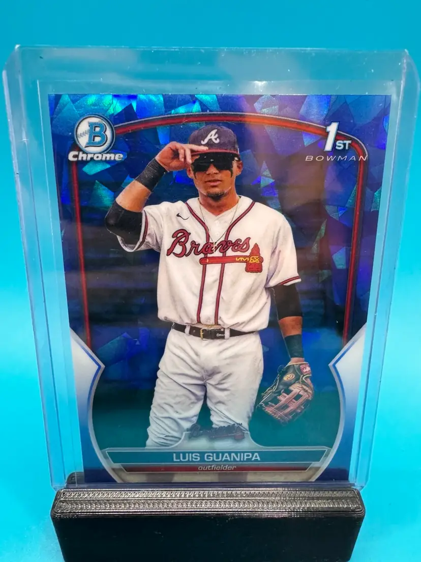 Luis Guanipa 1st Bowman Sapphire Atlanta Braves