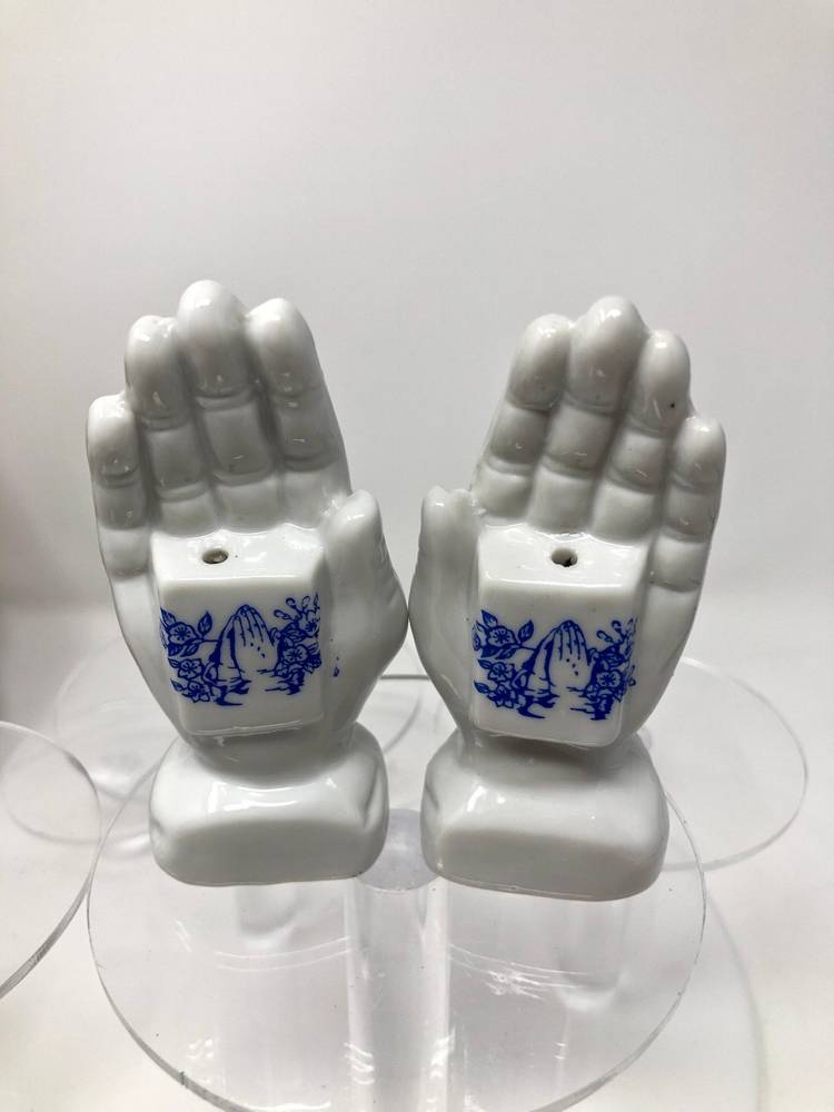 Praying Hands Salt and Pepper Shakers