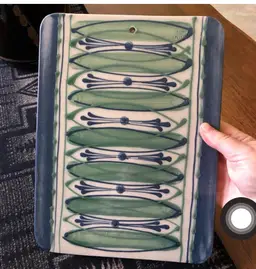 Handcrafted Ceramic Art Tile From Niederdorf Zurich Switzerland