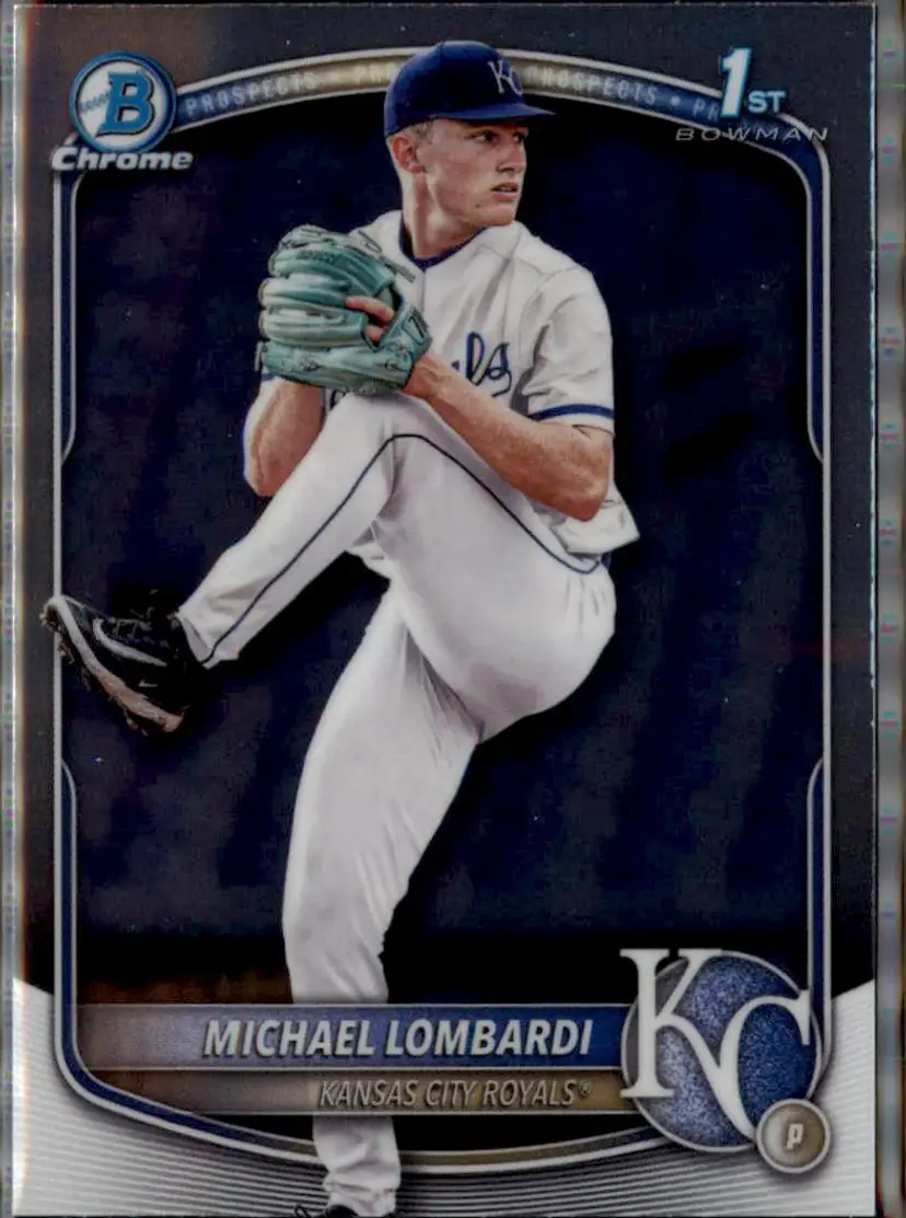 2025 Bowman Draft #BDC-118 Michael Lombardi Chrome - (138) - Kansas City Royals