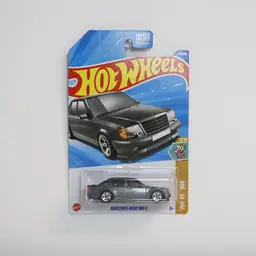 Hot Wheels Mercedes-Benz 500 E Grey - Hot Wheels Mercedes-Benz 500 E