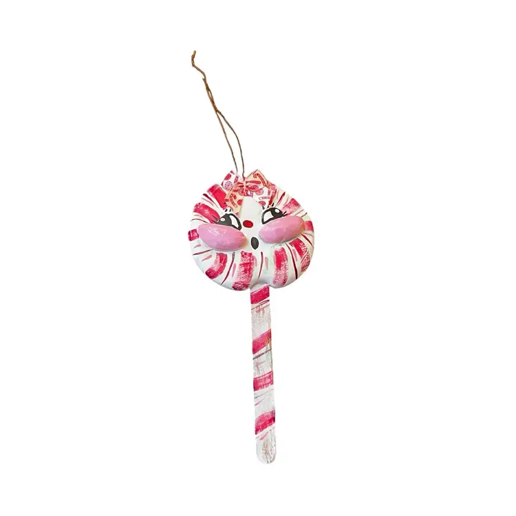 019 Drnksuzy Original Peppermint Candy Anthropomorphic Christmas Ornament