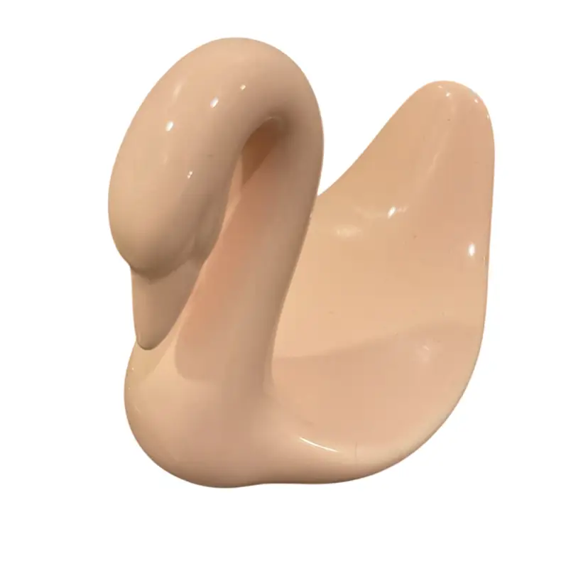 🎉Swan Peach Ceramic Towel Or Soap Holder