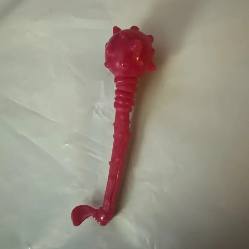 1990 SLASH TMNT Teenage Mutant Ninja Turtles Pink Club Mace Weapon Playmates