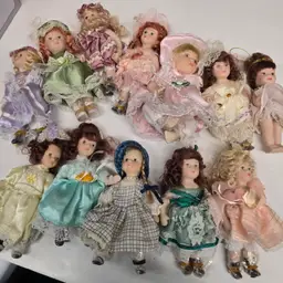 Lot of Mini Bisque Baby Dolls