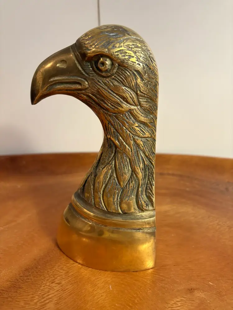 Brass Eagle Bookend