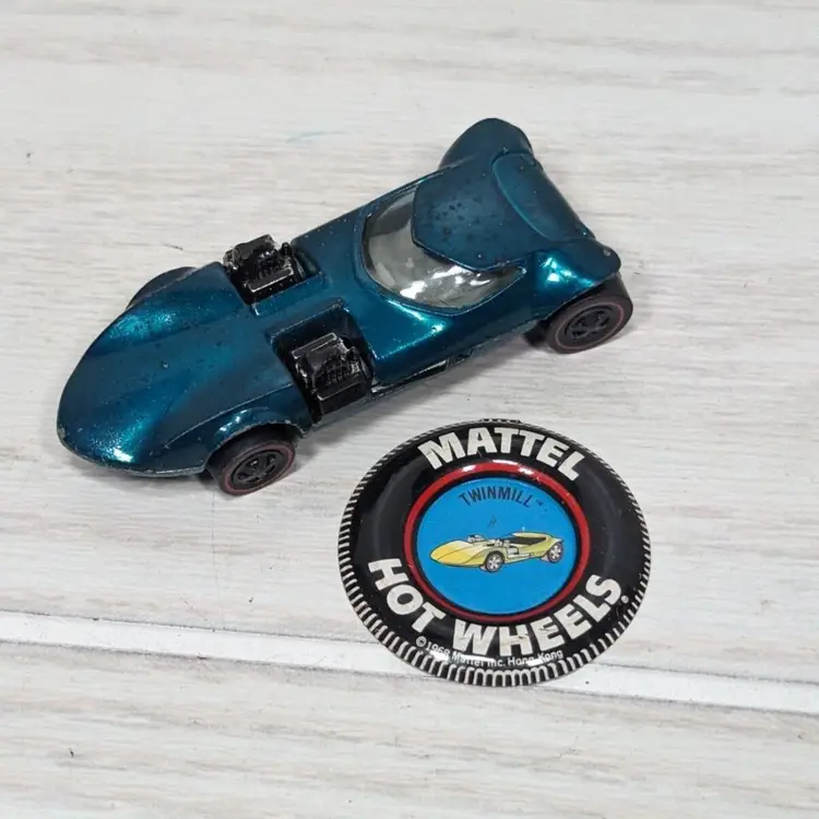 VINTAGE ORIGINAL 1968 HOT WHEELS REDLINE TWINMILL