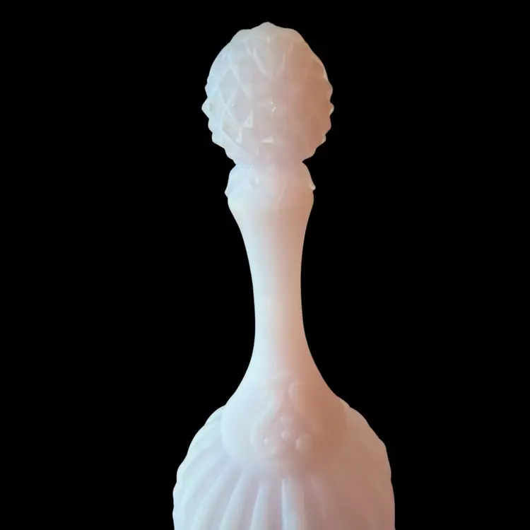 Fenton Art Glass Lavender Satin Faberge Bell 1977   Rare Color Excellent Condition.