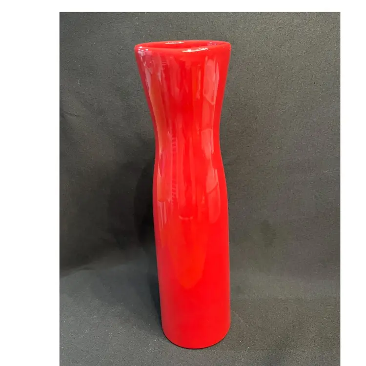 VTG Home Interiors Red 12” Ceramic Wall Pocket/Vase
