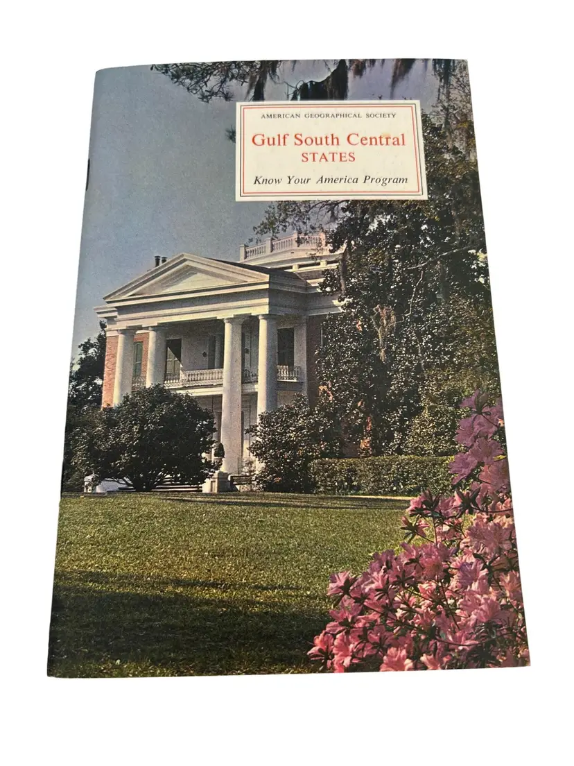 American Geographical Society Gulf South Central States Book Know Your America