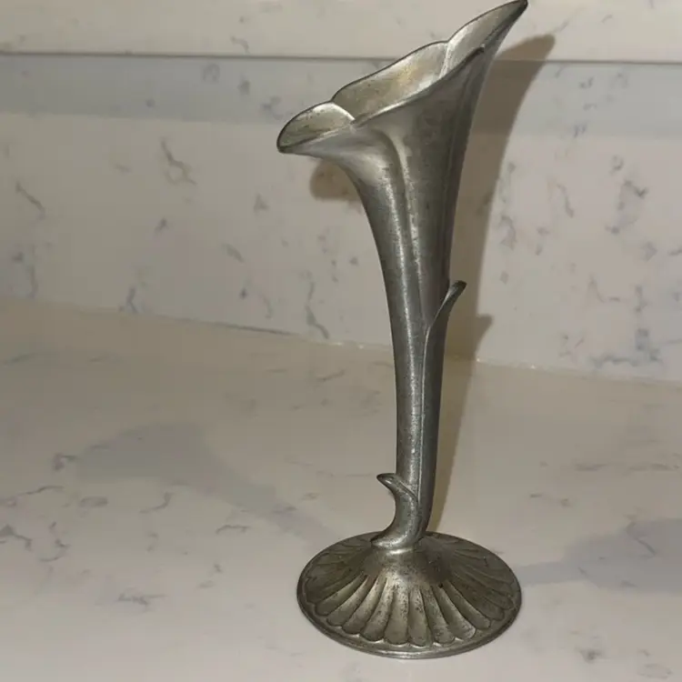 Raimond Pewter Calla Lily Bud Vase