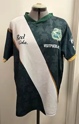 Puebla FC Away Jersey 2021 2022 Ayon #8 Mens Size M Medium Banco Azteca Soccer