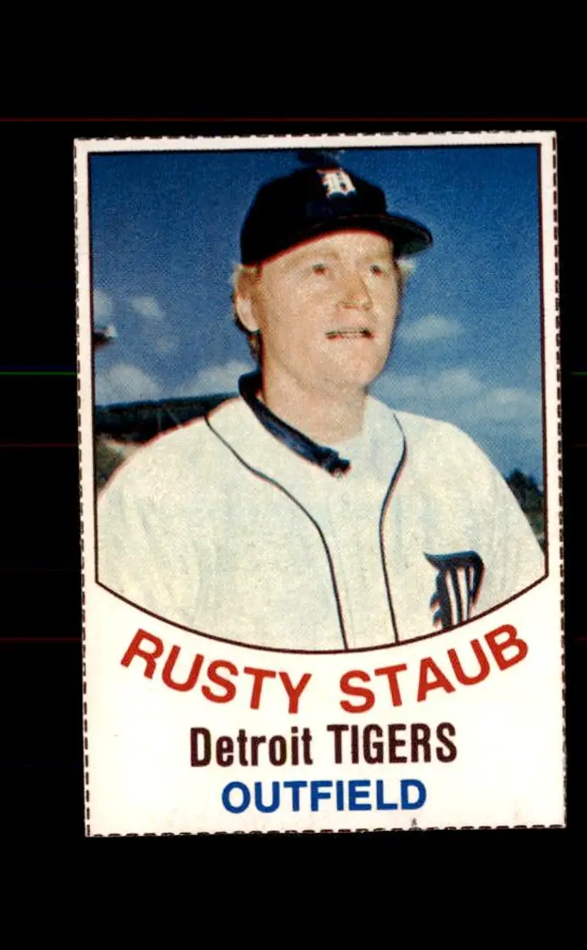 1977 Hostess #82 Rusty Staub - (pk1) - Detroit Tigers