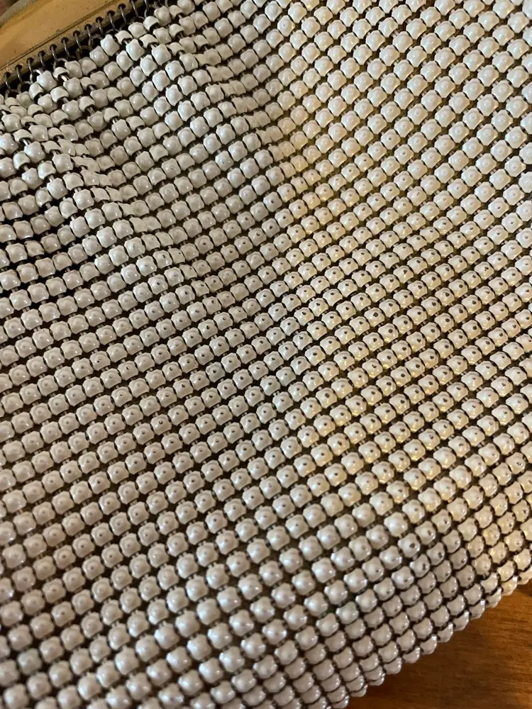 Vintage Whiting and Davis Metal Mesh Small Clutch Bag