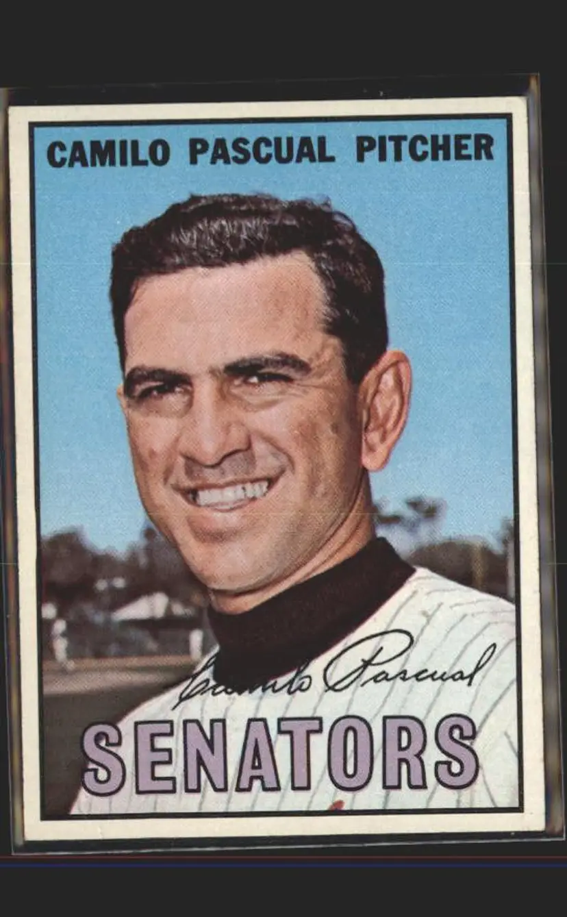 1967 Topps #71 Camilo Pascual - (137) - Washington Senators