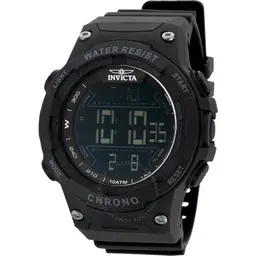 Invicta Racing Alarm Chronograph GMT Quartz Digital Black Dial Men's Watch