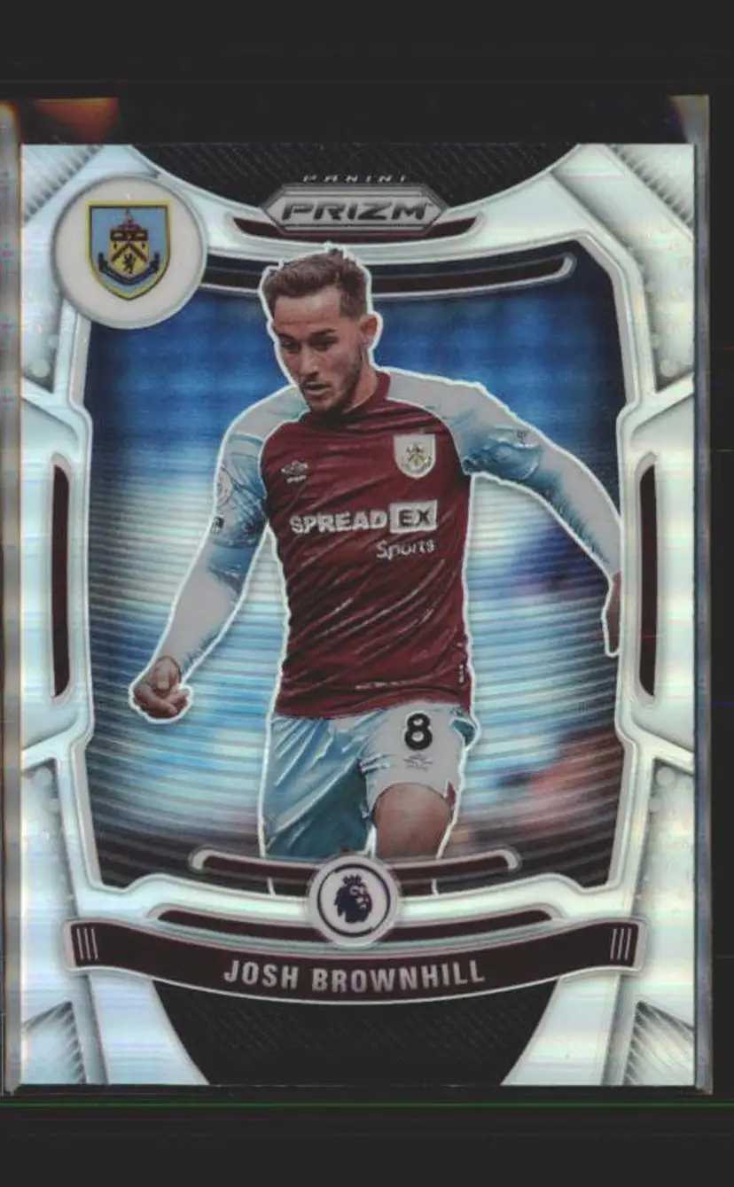 2021-22 Panini Prizm Premier League #68 Josh Brownhill Prizms Silver - (138) - Burnley