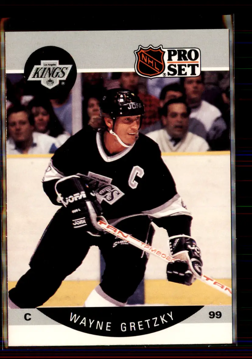 Wayne Gretzky 1990-91 Pro Set #118 - Los Angeles Kings - (146-29)