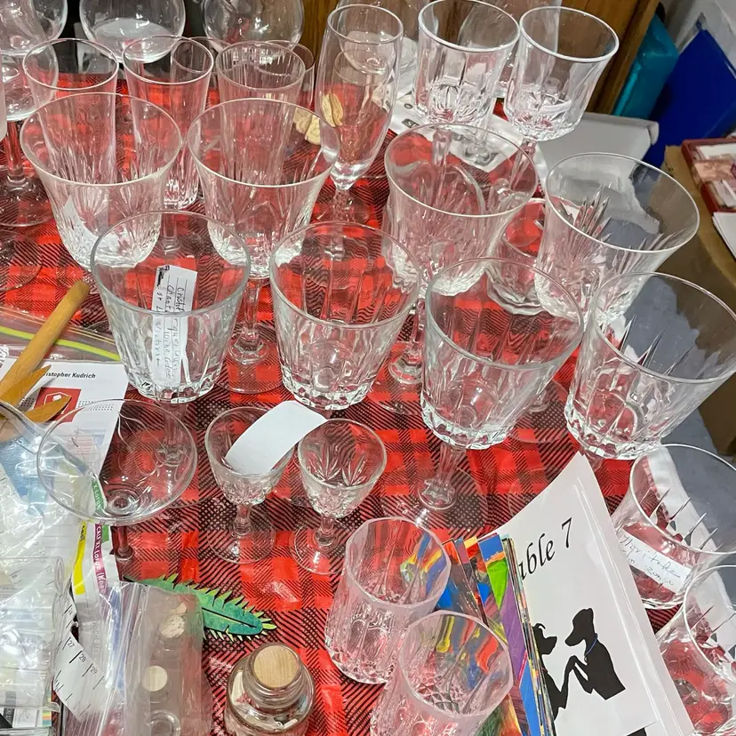 #13-Crystal Glasses