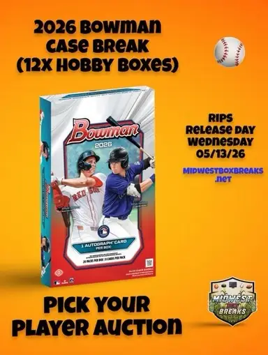 Bowman Baseball Player Auction Break 