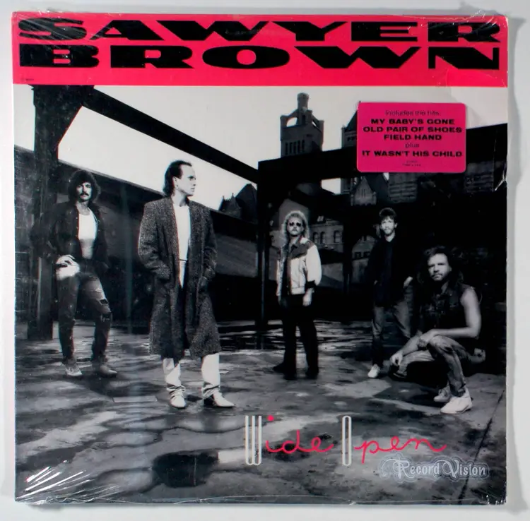 Sawyer Brown - Wide Open (1988) [SEALED] Vinyl LP • My Baby's Gone, Country