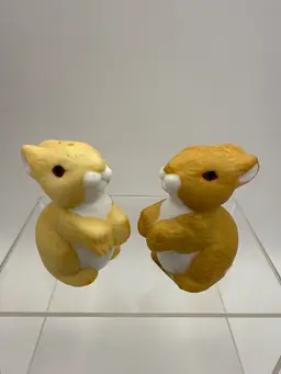 Vintage Bunnies Salt & Pepper Shakers by Crowning Touch Taiwan