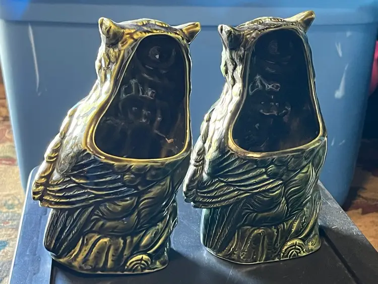 Vintage Owl Planters