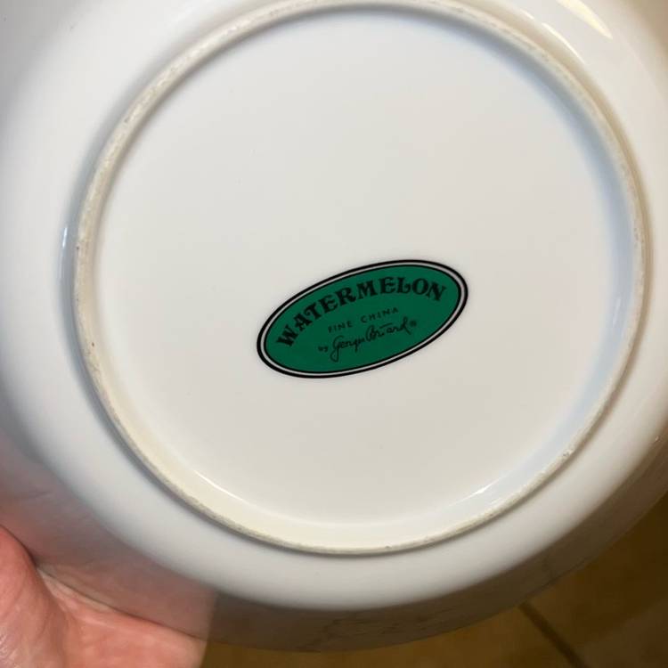 Georges Briard Fine China WATERMELON Serving Bowl 9 1/4”