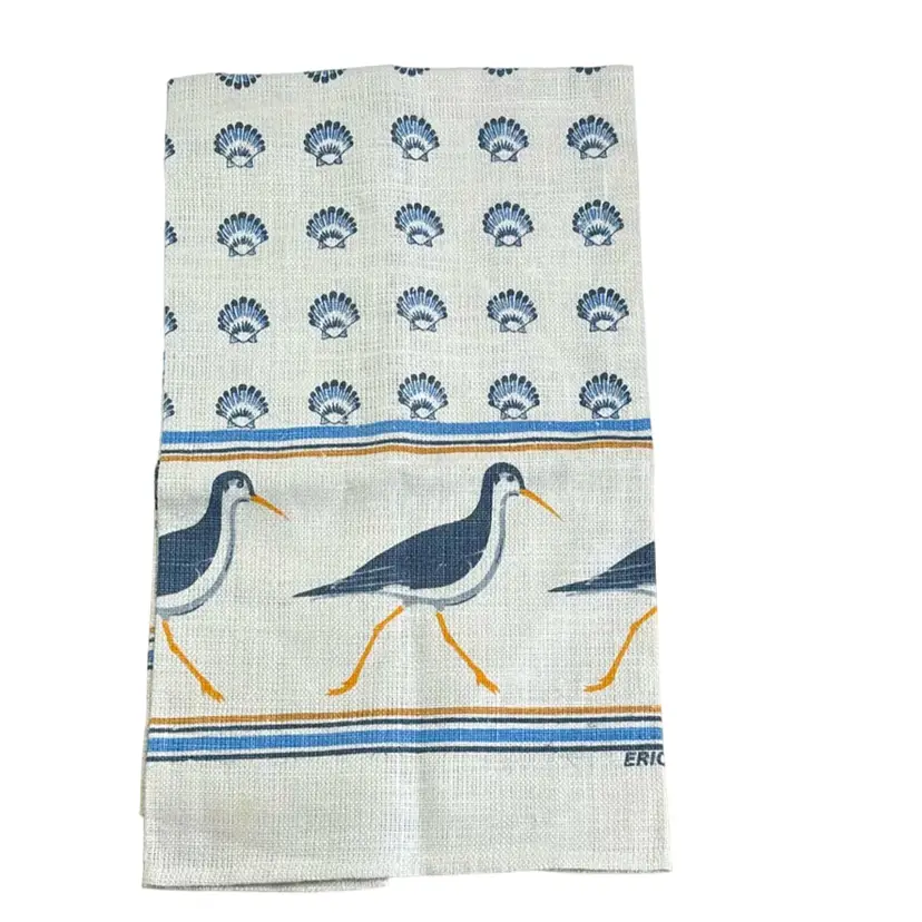 Vintage Eric Holt Gallery Linen Kitchen Towel 26” x 16”