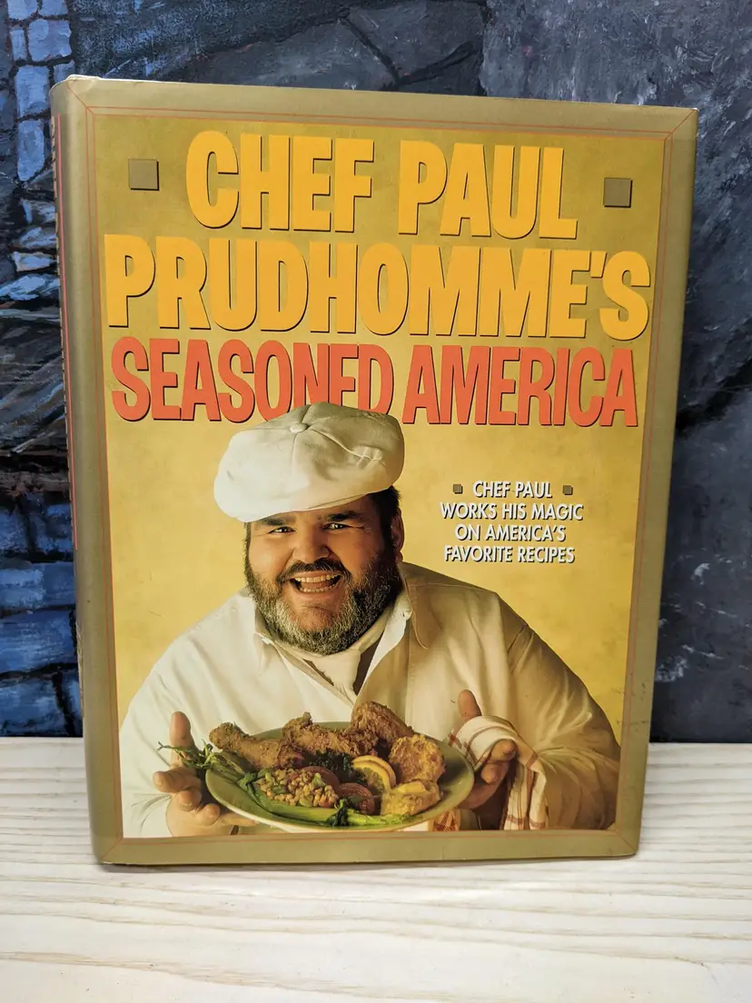 Chef Paul Prudhomme's Seasoned America 1991 HB/DJ First Edition Louisiana Cajun