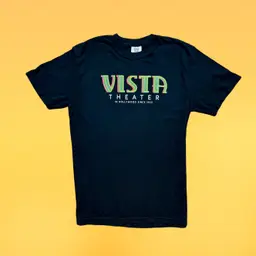 Black - Large - Vista Theater T-Shirt