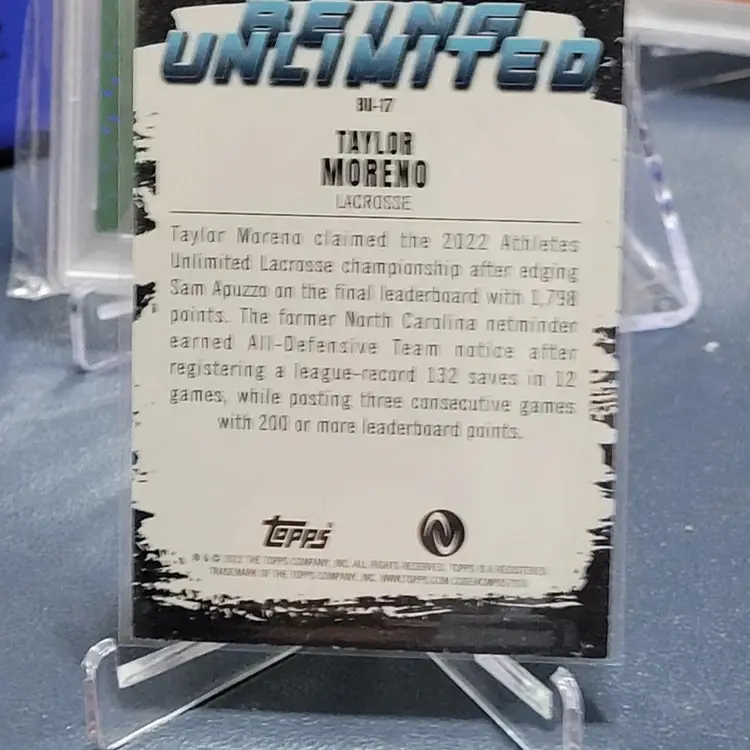 2023 Topps Athletes Unlimited Being Unlimited #BU-17 Taylor Moreno