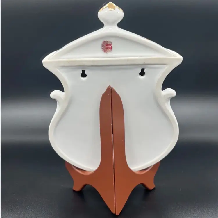 Vintage Lenwile Ardalt Lavabo Wall Pocket Lavabo Decor Butterflies Bugs Gold