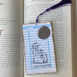 Moonlit Hallows Eve Halloween Bookmark
