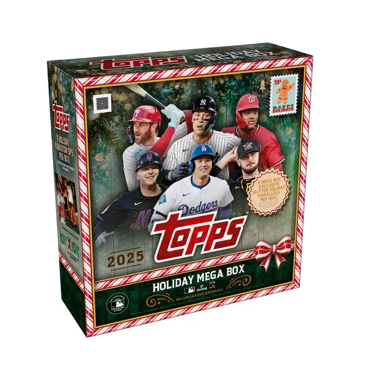 11/01/25: 2025 Topps Holiday (8) Box Team Random -- 4 Calendars/4 Mega