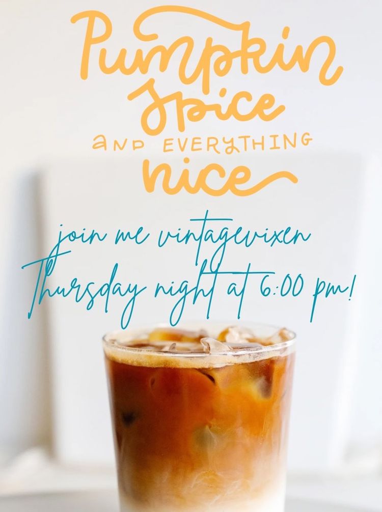 Join Me For Pumpkin Spice And Everything Nice! 🎃 